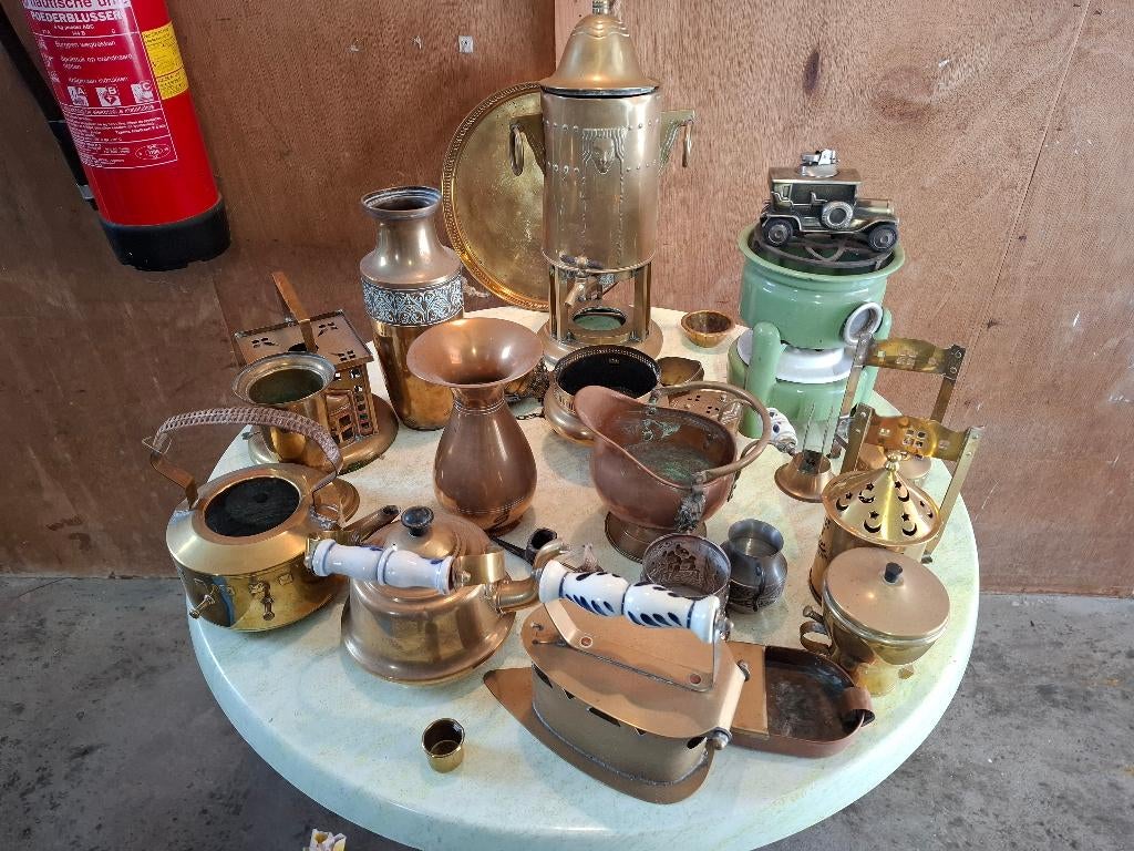 Koper verzameling, Antiek en Kunst, Ophalen, Koper