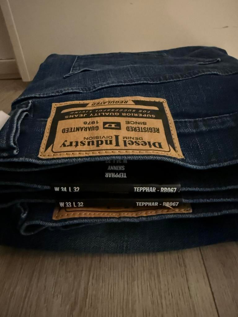 Diesel nieuw heren, Ophalen of Verzenden, Nieuw, Blauw, W32 (confectie 46) of kleiner