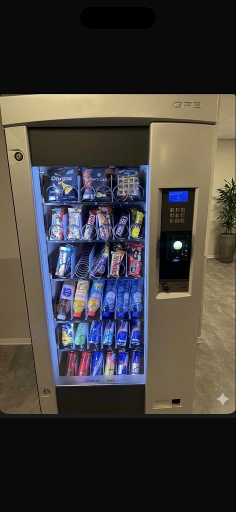 GPE DRX 30 Vendingmachine met Nayax Onyx en nieuwe koeling, Ophalen of Verzenden, Gebruikt