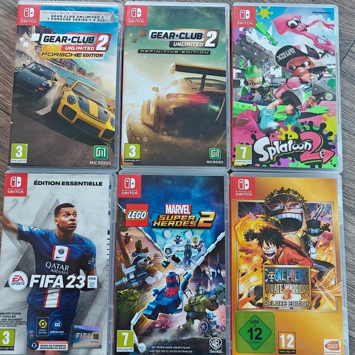 Nintendo Switch Games, Spelcomputers en Games, Games | Nintendo Switch, Gebruikt, Sport, 3 spelers of meer, Vanaf 3 jaar, Ophalen of Verzenden