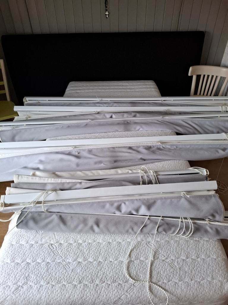 Raamdecoratie rolgordijn rol gordijn, Ophalen, Gebruikt, Beige, 150 tot 200 cm