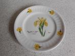 Bord 18 cm. Gele Lis Libelle Exclusief Marjolein Bastin, Ophalen of Verzenden, Zo goed als nieuw, Bord(en), Overige stijlen