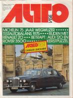 Autovisie 26 1975 : Renault 20 - Daimler Limousine DS 420, Ophalen of Verzenden, Gelezen, Algemeen