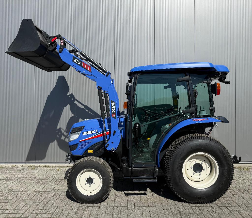 Iseki TG6375 met cabine en voorlader - 37PK - Nieuw - Airco, Overige merken, Gebruikt, Tot 2500, Verzenden