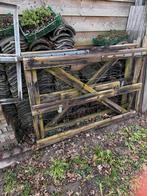 4 stuks hekwerk poorten (2 ingangen), Ophalen, Zo goed als nieuw, IJzer, Tuinhek