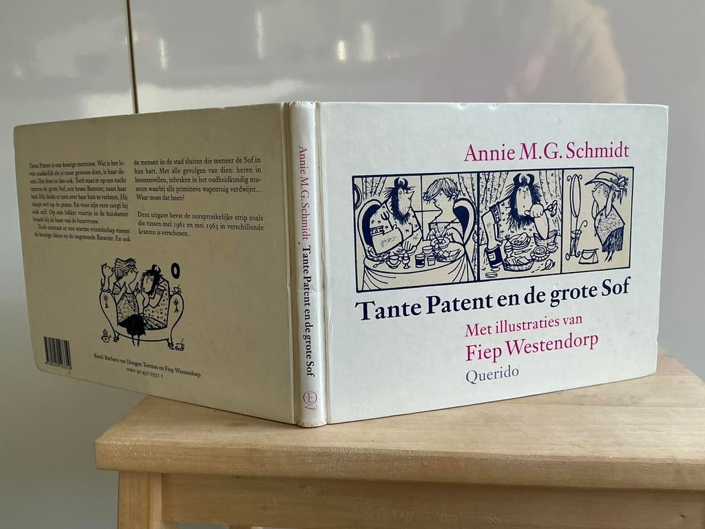 Oud Boek Tante Patent en de grote Sof Batavier strip kranten, Gelezen, Annie M.G. Schmidt, Fictie algemeen, Ophalen of Verzenden