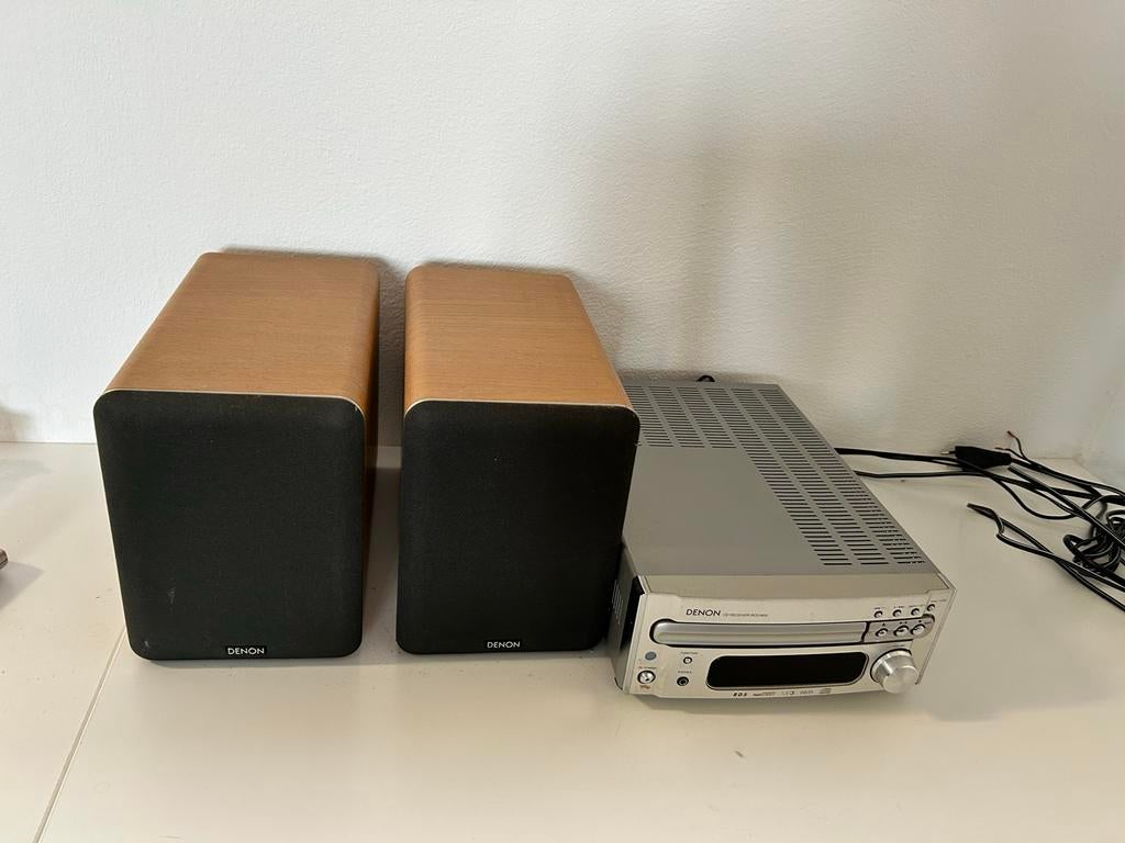 Denon radio cd speler (RCD M33) incl 2 Denon boxen (SC M53), Audio, Tv en Foto, Stereo-sets, Ophalen, Gebruikt, Denon, Microset
