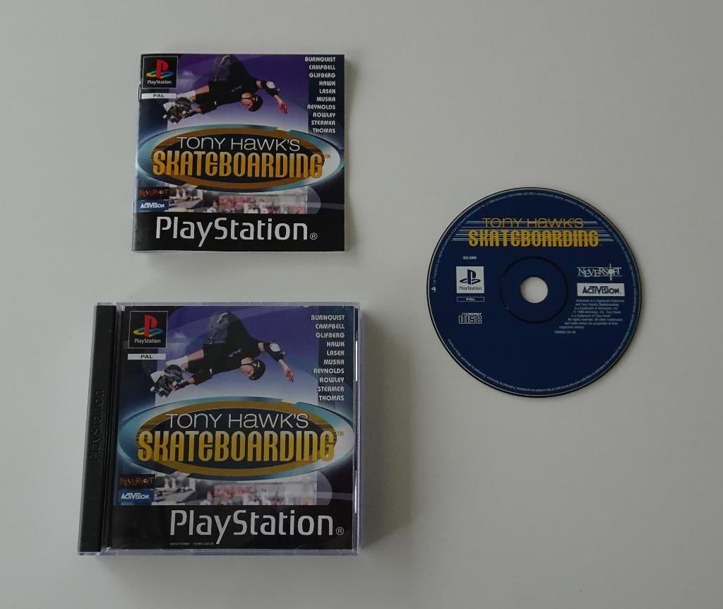 Tony Hawk's Skateboarding compleet voor Sony PlayStation, Spelcomputers en Games, Games | Sony PlayStation 1, Ophalen, 1 speler