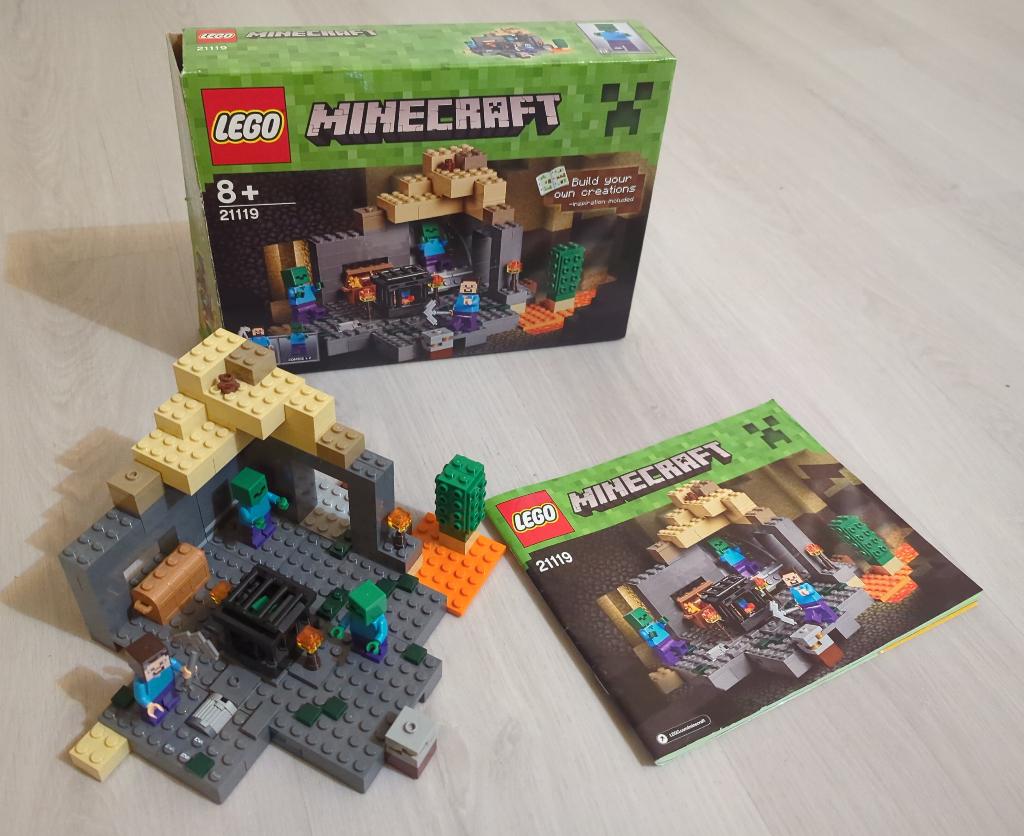 LEGO 21119 Minecraft De Kerker / The Dungeon, Compleet, Minecraft, Lego, Ophalen of Verzenden