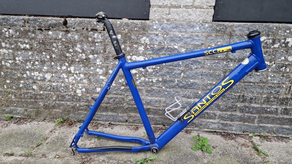 Santos SCC2 Handgemaakt Aluminium Fietsframe - Blauw, Ophalen, Frame, Gebruikt, Santos