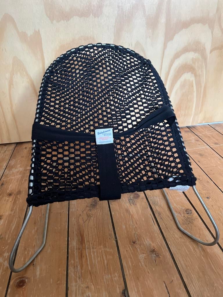 Babybounce Wipstoel - Zwart - Zo goed als nieuw, Wipstoel, Ophalen, Overige merken, Met gordel(s) of riempje(s)