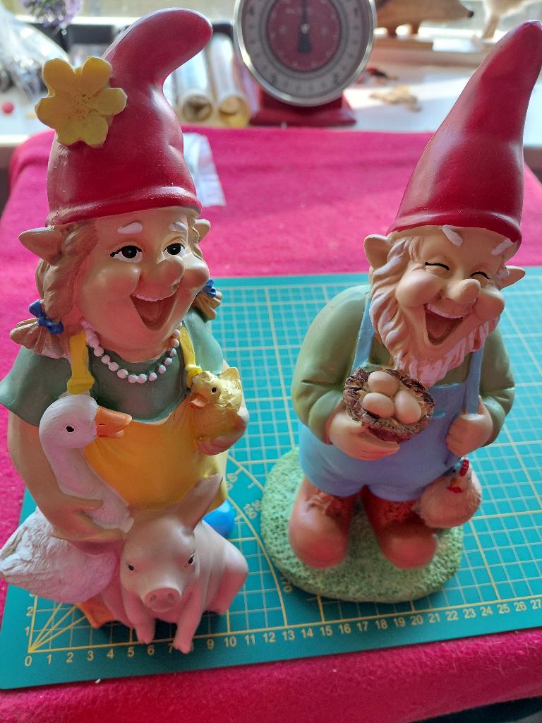 Setje kabouter beeldjes, Verzamelen, Beelden en Beeldjes, Nieuw, Overige typen, Ophalen of Verzenden