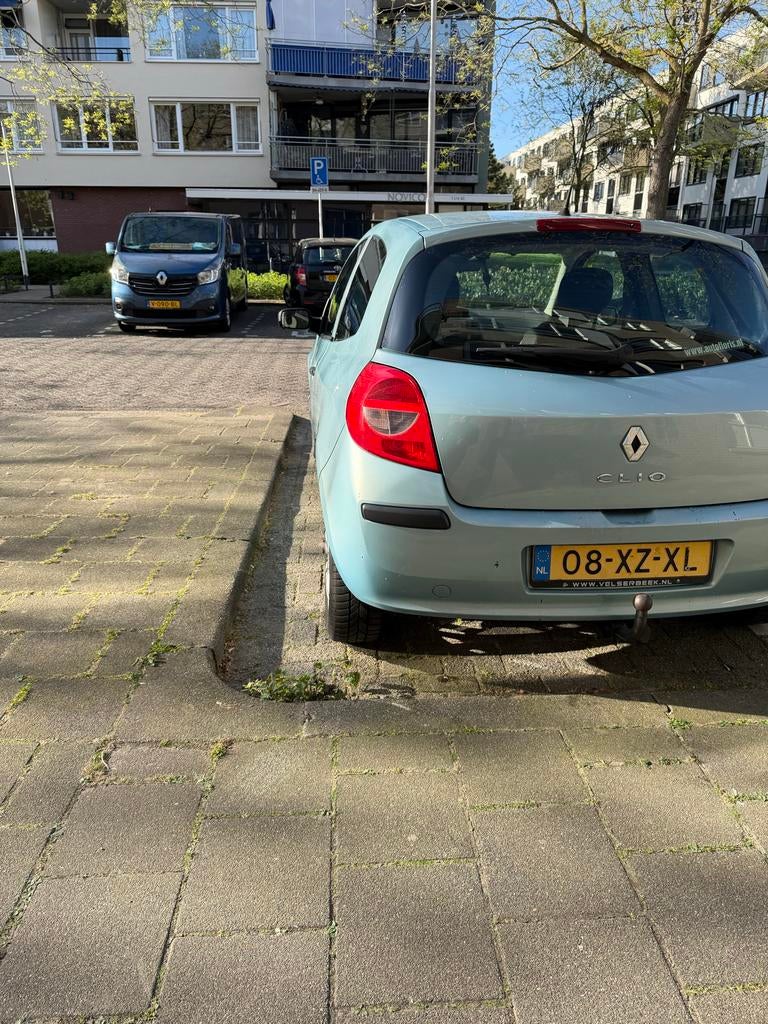 Renault Clio 1.2 TCE 3-DRS 2007 Blauw, Auto's, Voorwielaandrijving, 535 kg, 4 cilinders, Blauw