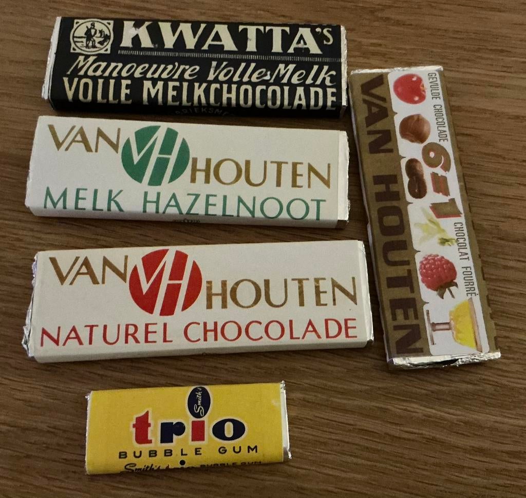 Oud hollands snoep jr 50/60 dummies kwatta trio pk faam, Ophalen of Verzenden, Gebruikt