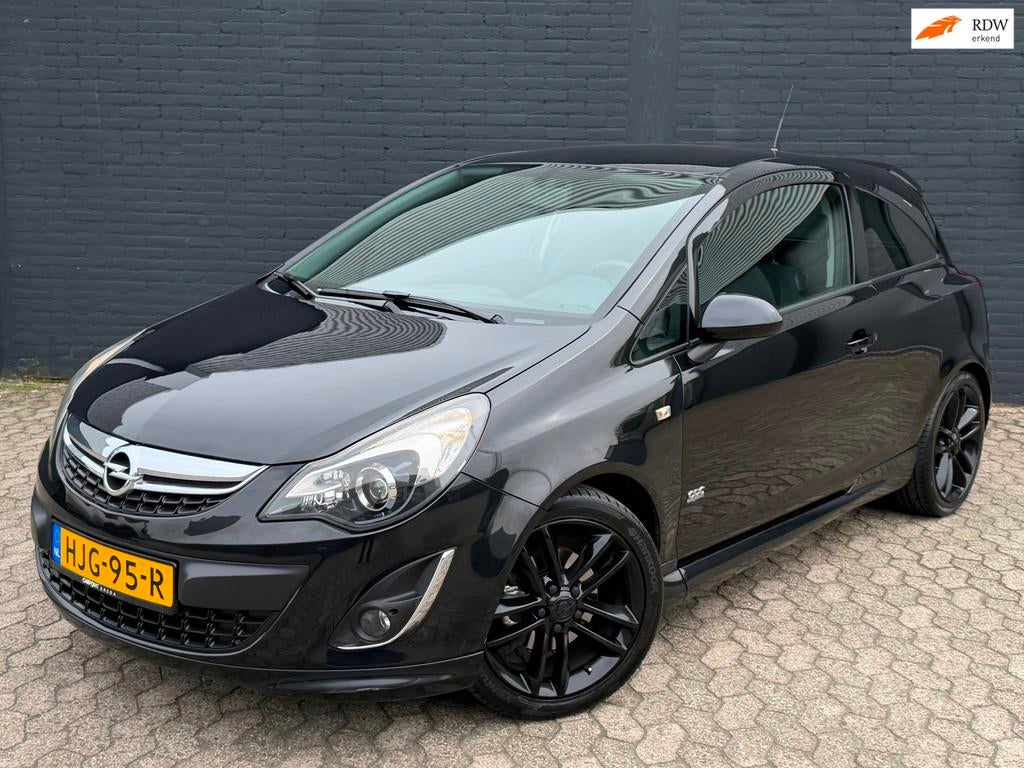 Opel CORSA 1.4 Turbo Color Ed|OPC LINE|NAVI|CRUISE|AIRCO|APK, Auto's, Voorwielaandrijving, Euro 5, Gebruikt, Navigatiesysteem