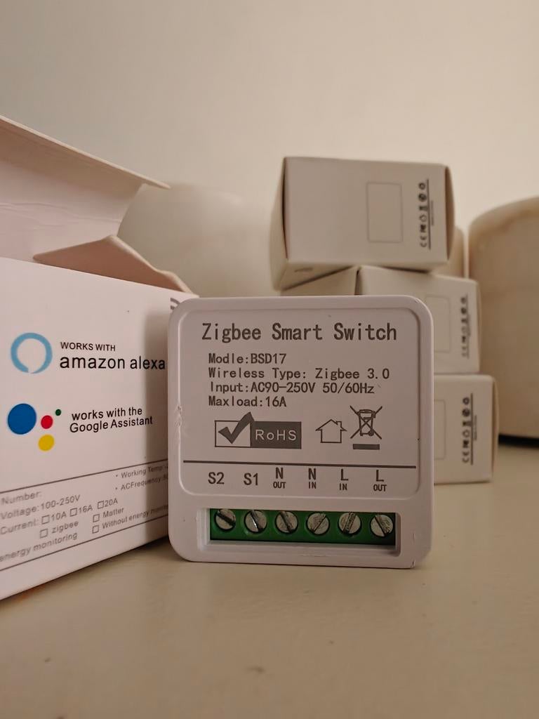 Zigbee Smart Switch (4 stuks beschikbaar), Doe-het-zelf en Verbouw, Ophalen of Verzenden, Nieuw