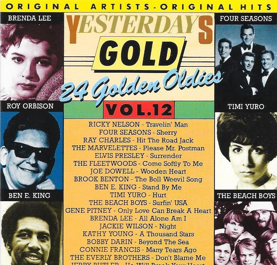 YESTERDAYS GOLD VOL.12, Ophalen of Verzenden, Zo goed als nieuw