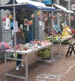 Marktkramen 2 stuks, Ophalen, Zo goed als nieuw