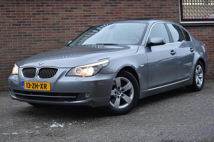 BMW 5-serie 525i Executive '08 Navi Clima Cruise Inruil moge, Auto's, BMW, Bedrijf, Te koop, 5-Serie, ABS, Airbags, Airconditioning