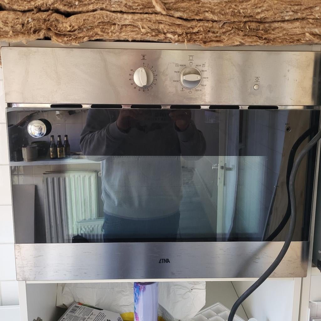 ETNA Inbouw Magnetron, Witgoed en Apparatuur, Ovens, Gebruikt, Oven met grill, Inbouw, Magnetronfunctie