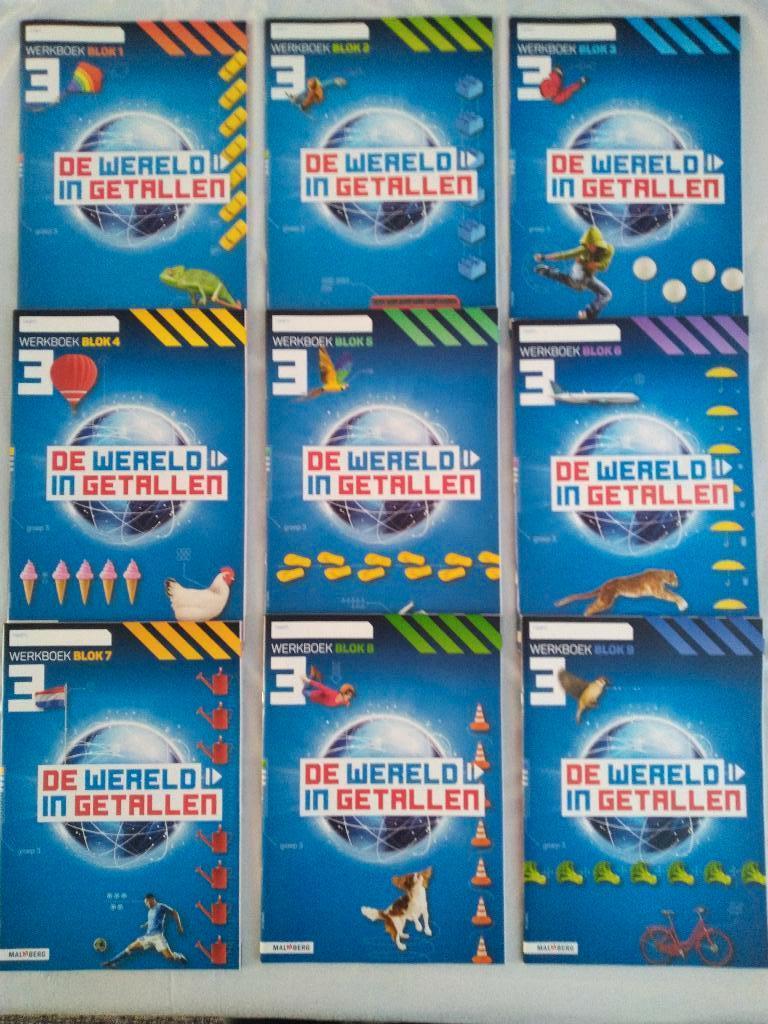 De Wereld in Getallen Groep 3 / 9 Werkboeken voor €50,00, Boeken, Ophalen of Verzenden, Nieuw, Overige niveaus, Overige vakken