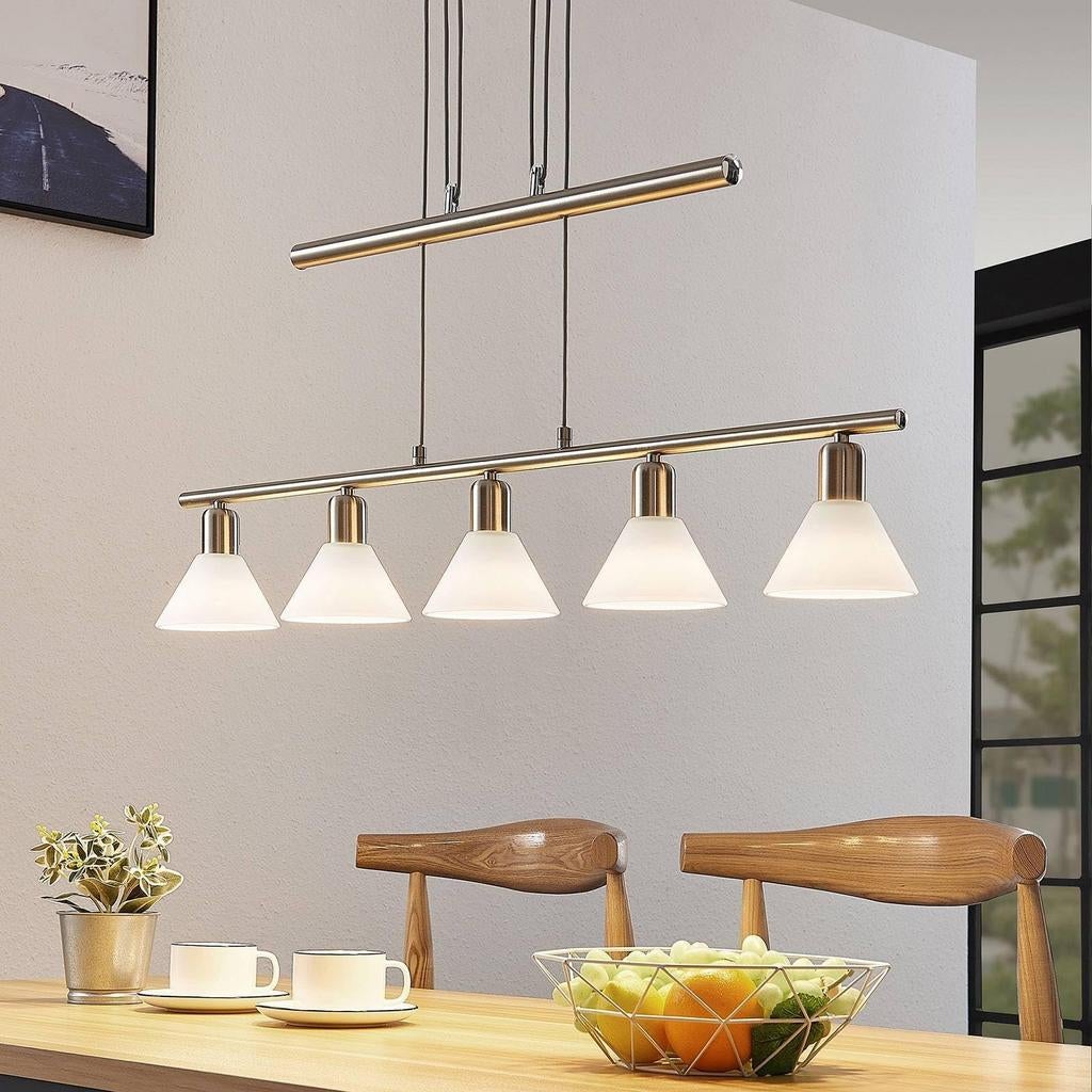 Plafondlamp, hanglamp Lindby Delira, Huis en Inrichting, Lampen | Hanglampen, Ophalen, Zo goed als nieuw, Minder dan 50 cm