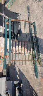 GRATIS Stalen poort opknapper, Tuin en Terras, Ophalen of Verzenden, Gebruikt, IJzer, Sierhekwerk