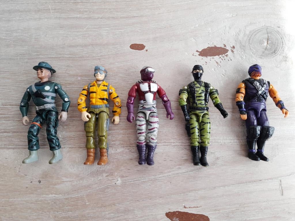 5 G.I. Joe poppetjes/figuurtjes, Verzamelen, Ophalen of Verzenden, Gebruikt