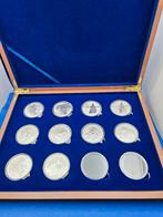 (A345) South Korea SERIE ZI:SIN 1 Clay  SET 10X ONE OUNCE, Ophalen of Verzenden, Centraal-Azië, Setje, Zilver
