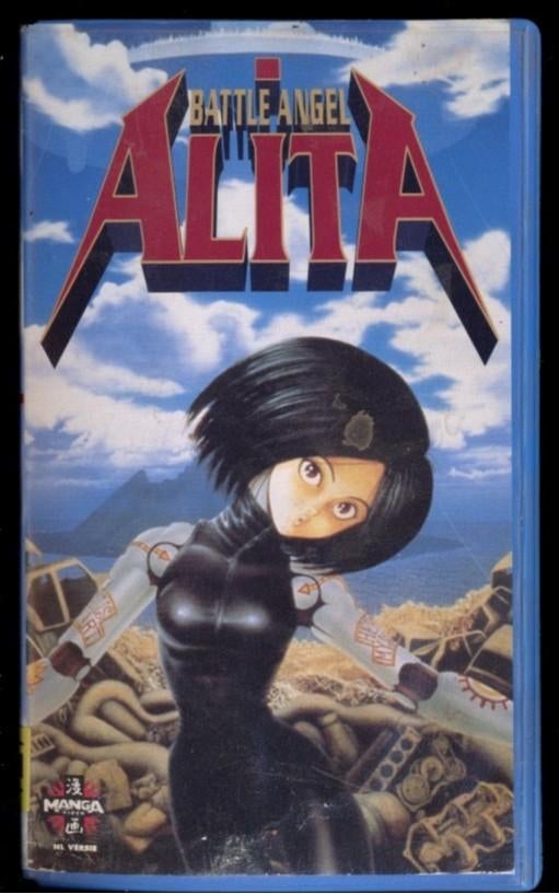 VHS  - Manga Video - BATTLE ANGEL ALITA, Alle leeftijden, Ophalen of Verzenden, Gebruikt, Actie en Avontuur