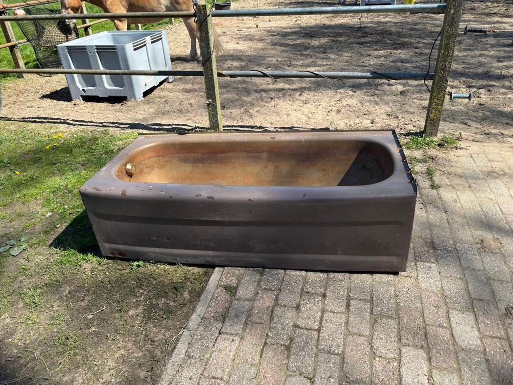 Badkuip voor in de wei gratis ophalen, Ophalen of Verzenden, Gebruikt, Rond, Minder dan 30 cm