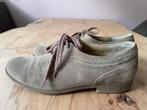 Durea beige suede veterschoenen 7,5 H, Ophalen of Verzenden, Zo goed als nieuw, Beige