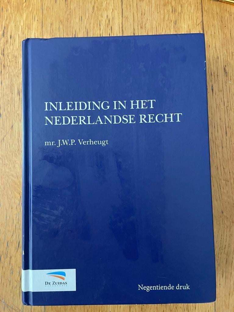 Inleiding in het Nederlandse recht, Ophalen of Verzenden, Alpha, Zo goed als nieuw, WO