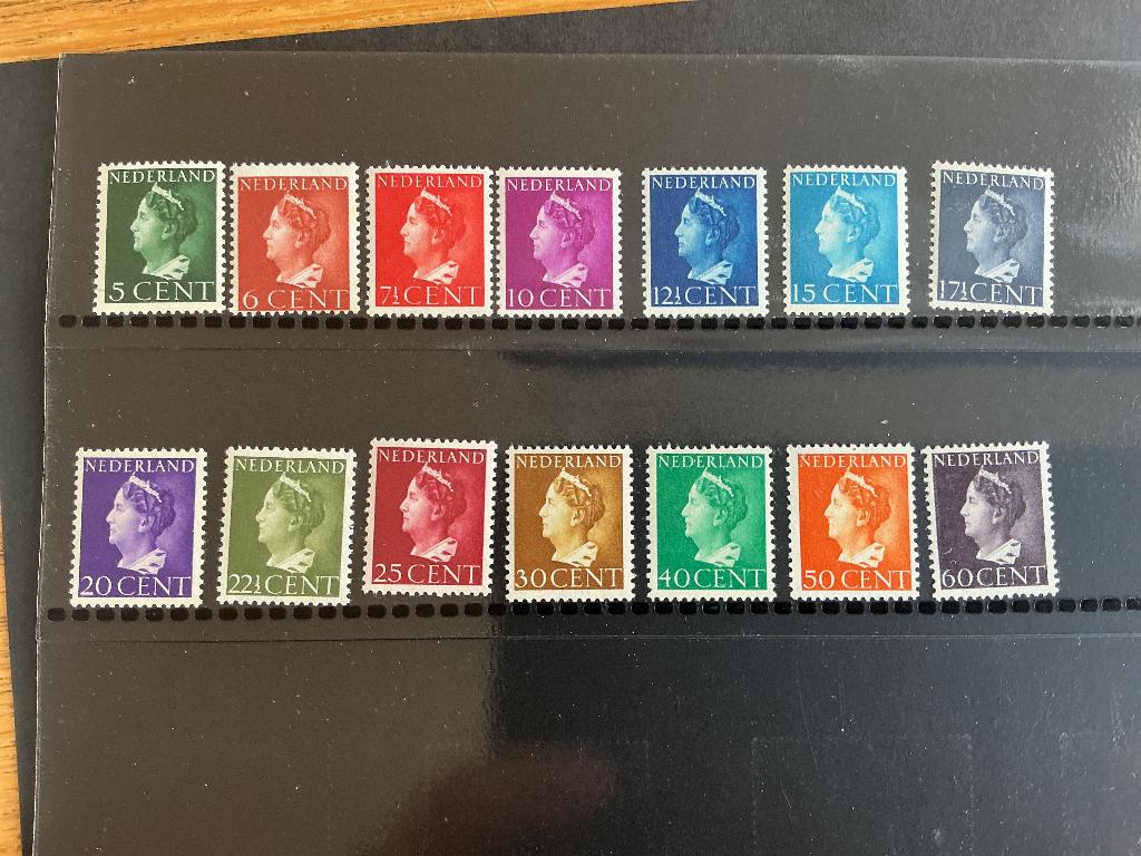 Wilhelmina 332-345 ***, Postzegels en Munten, Postzegels | Nederland, Verzenden, T/m 1940, Postfris