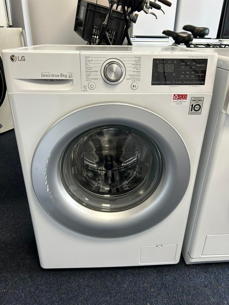 Lg Direct Drive 8 kg 1400 toeren incl garantie&bezorgen, Witgoed en Apparatuur, Wasmachines, Zo goed als nieuw, 6 tot 8 kg, 85 tot 90 cm