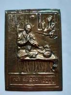 Koperen afbeelding naar 'het gebed' van Nicolaes Maes, Antiek en Kunst, Kunst | Schilderijen | Klassiek, Ophalen of Verzenden