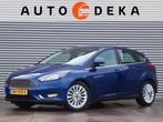 Ford Focus 1.0 EcoBoost Titanium *Navigatie*Parkeersens.*, Gebruikt, Bluetooth, Blauw, Origineel Nederlands