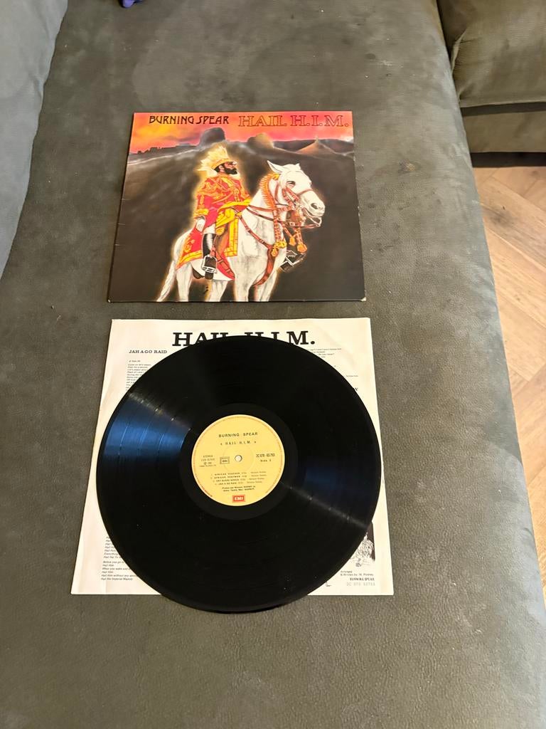 Burning Spear - Hail H.I.M. vinyl, Gebruikt, Verzenden, Overige genres, 1980 - 1989