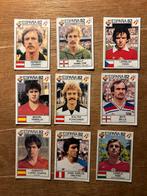 9 Panini WK 1982 Spanje voetbalplaatjes, Ophalen of Verzenden, Gebruikt, Sticker