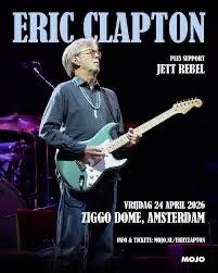 ERIC CLAPTON VIP 24 april Ziggo kaarten incl parkeerkaart, Drie personen of meer, April