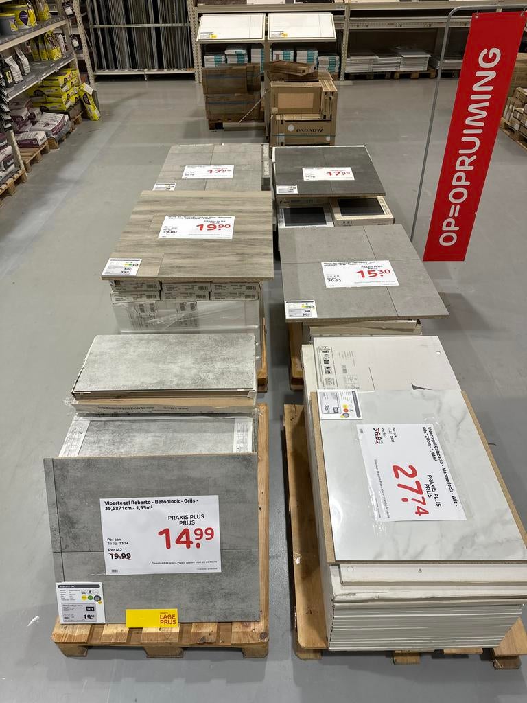 Diverse partij vloer en wandtegels., Doe-het-zelf en Verbouw, Tegels, Ophalen, Overige typen, Zo goed als nieuw, 10 m² of meer