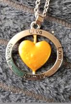 Ketting Live Love laugh family, Verzenden, Nieuw, Overige kleuren, Met hanger