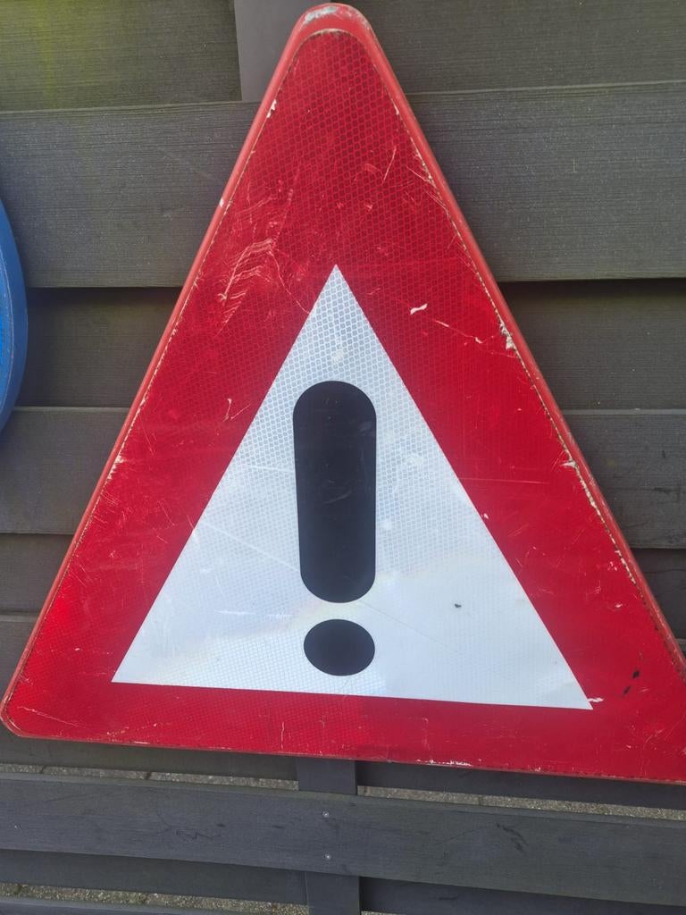 Leuk verkeersbord, Ophalen, Zo goed als nieuw, Reclamebord