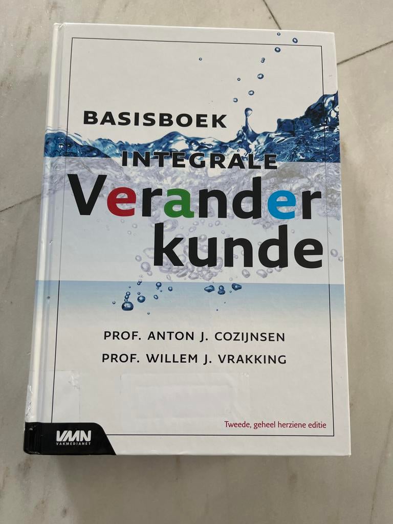 Willem J. Vrakking - Basisboek Integrale Veranderkunde, Willem J. Vrakking; Anton J. Cozijnsen, Sociale wetenschap, Ophalen of Verzenden
