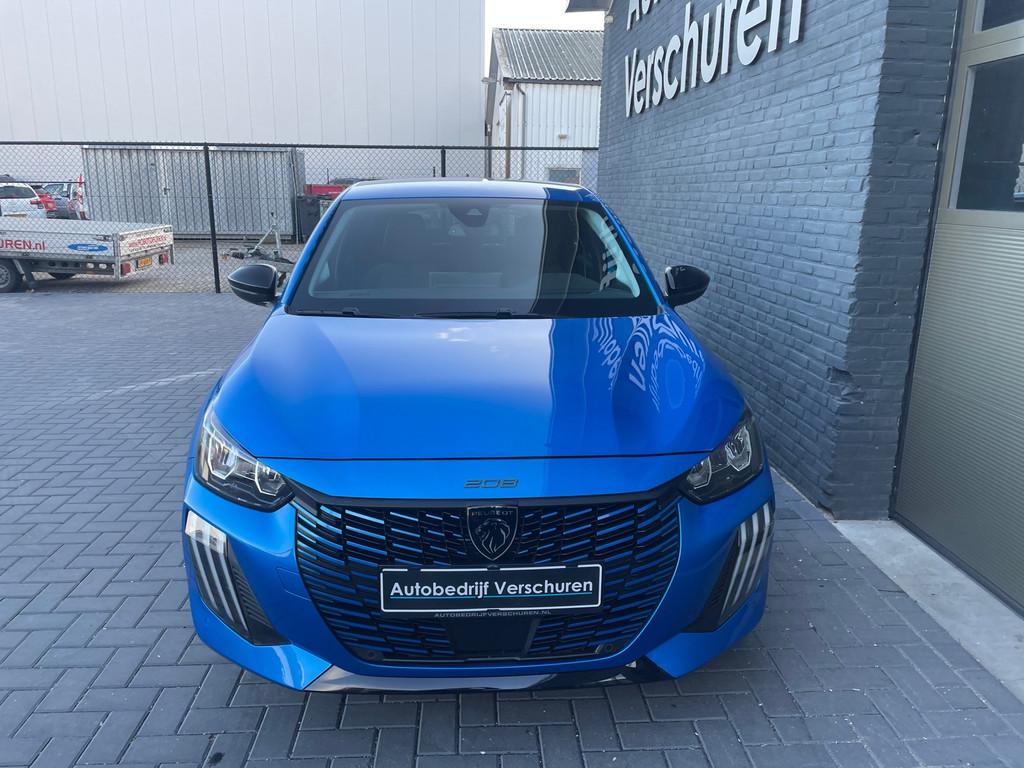 Peugeot 208 HYBRID 110 E-DCS6 ALLURE automaat adaptieve crui, Gebruikt, 1199 cc, Blauw, Hybride Elektrisch/Benzine
