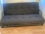 Grijze slaapbank., Huis en Inrichting, Slaapkamer | Slaapbanken, Ophalen, Tweepersoons, Zo goed als nieuw, 120 cm