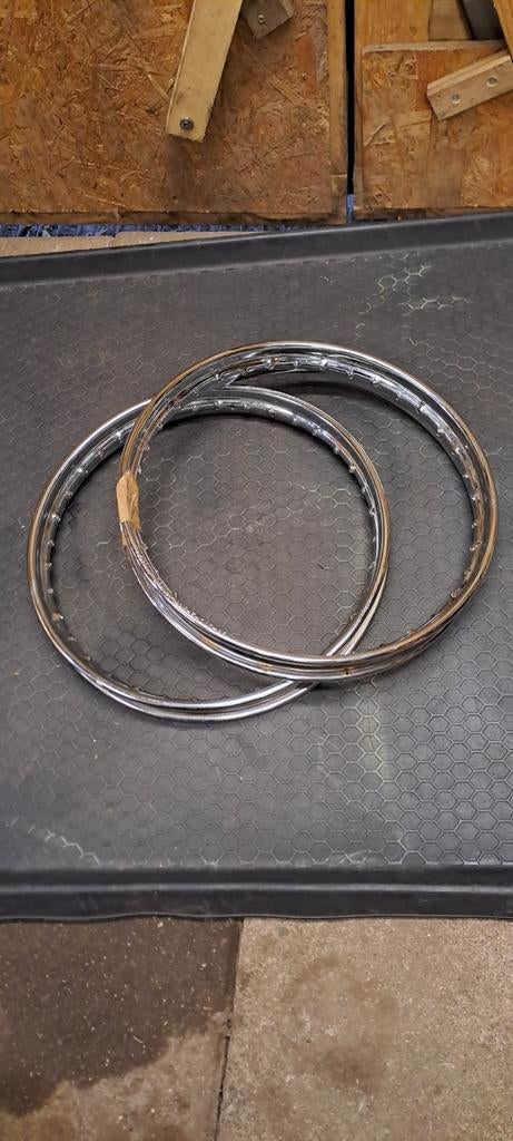 Z.g.a.n. velgenset Honda Scoopy OT, Ophalen of Verzenden, Zo goed als nieuw, Uitlaat, Honda