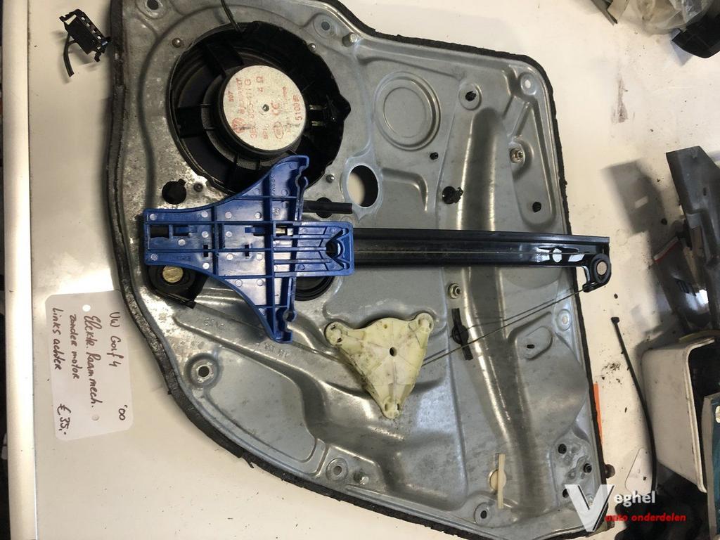 Vw Golf 4 2000 Elektr. Raammech. zonder motor Linksachter, Gebruikt, -, -, Ophalen of Verzenden
