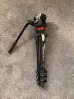 Manfrotto 190 Carbon Statief - evt. met Liquid Video Head, Audio, Tv en Foto, Fotografie | Statieven en Balhoofden, Ophalen of Verzenden