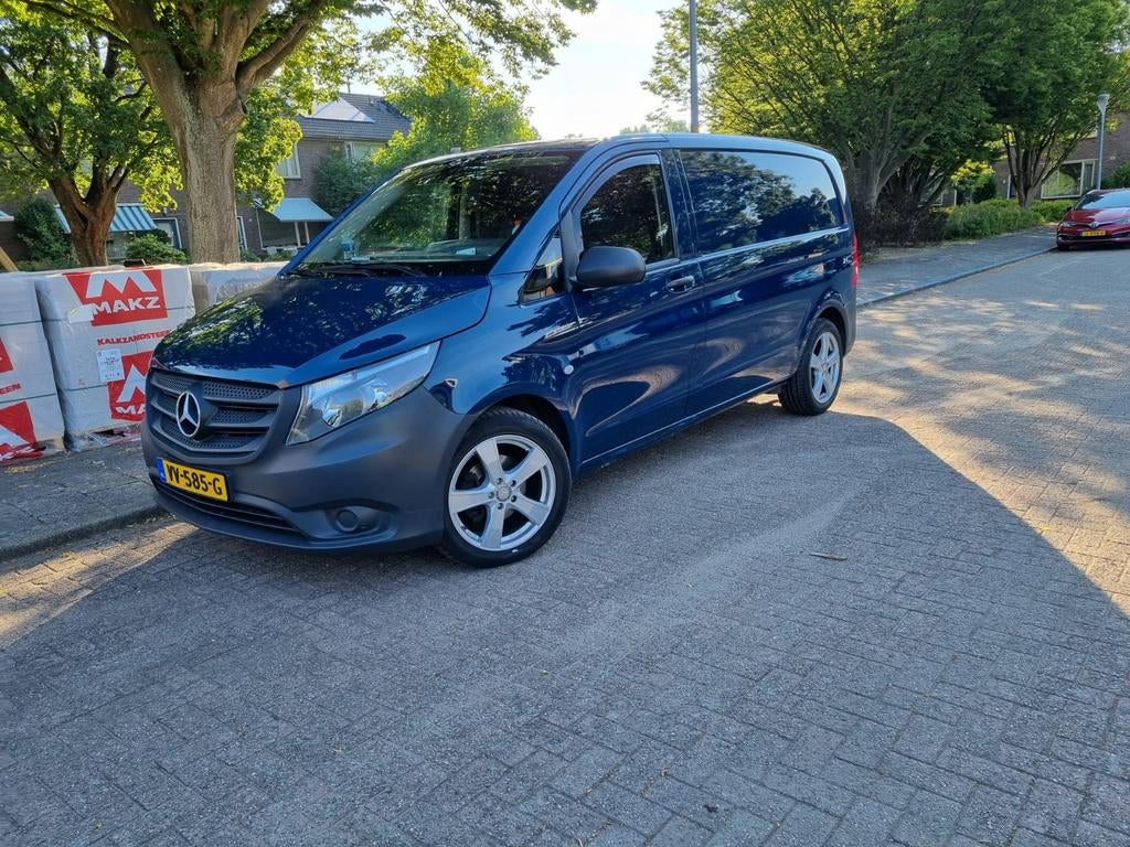 Mercedes-Benz Vito 1.6 CDI 65KW 2016, Auto's, 4 cilinders, Blauw, Particulier, 1598 cc